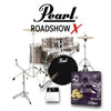 Pearl PDRS505B/C-706X Roadshow-X 20" Fusion Drum Kit Package in Charcoal Metallic