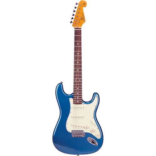 Essex Vintage Style Electric Guitar in Lake Placid Blue
