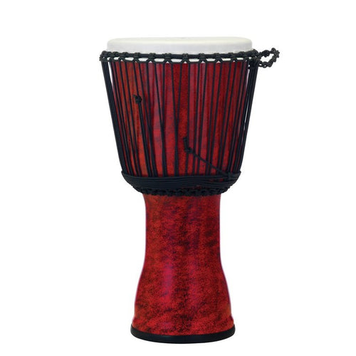 Pearl 12″ Synthetic Shell Djembe Rope Tuned In Molten Scarlet (PBJVR-12-699)