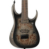 Ibanez RGD71ALPA CKF 7-String Electric Guitar In Charcoal Burst Black Stained Flat