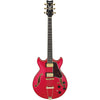 Ibanez AMH90 CRF Electric Guitar In Cherry Red Flat