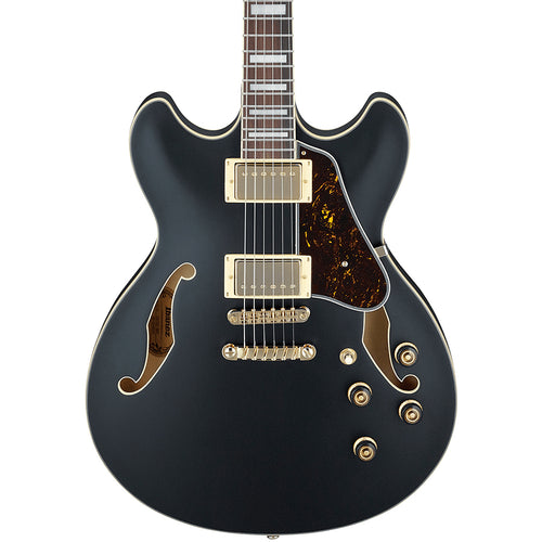 Ibanez AS73G BKF Electric Guitar In Black Flat