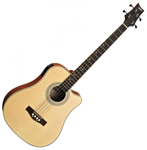 Ashton ACB400CEQ NTM Cutaway Acoustic Bass Guitar