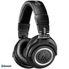 Audio Technica ATH M50xBT Studio Headphones w/ Bluetooth (Black), Audio Technica, Haworth Music