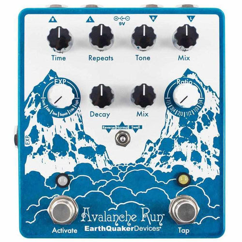 Earthquaker Devices Avalanche Run™ Stereo Reverb & Delay with Tap Tempo, Earthquaker Devices, Haworth Music