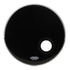 Evans Resonant Black Bass Drum Head, 18 Inch, Evans, Haworth Music