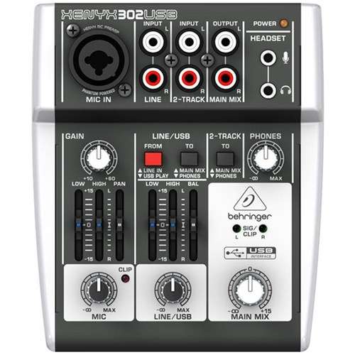 Behringer XENYX 302USB Mixer