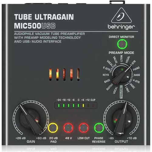 Behringer Tube Ultragain MIC500USB Preamp