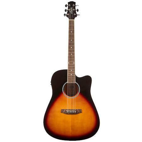 Ashton D20SCEQTSB Solid Top Acoustic Guitar with EQ, Ashton, Haworth Music