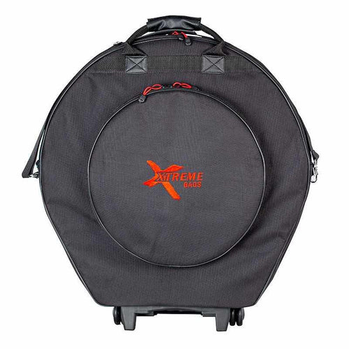XTREME  22" cymbal bag with wheels and retractable pull along handle.