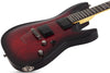 Schecter Demon-6 Electric Guitar in Crimson Red Burst, Schecter, Haworth Music