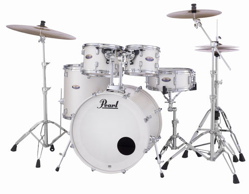 Pearl Decade Maple 5-pc. 22" Fusion kit w/hardware - White Satin Pearl