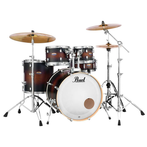 Pearl Decade Maple 5-pc. 22" Fusion kit w/hardware - Satin Brown Burst
