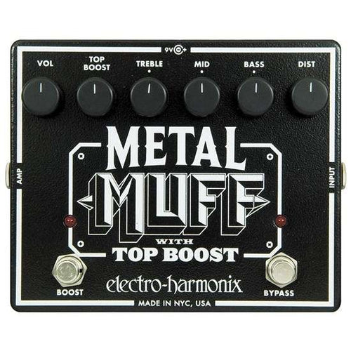 Electro-Harmonix Metal Muff Distortion with Top Boost Pedal