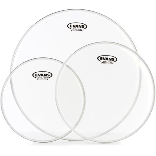 Evans G1 Tompack Clear, Rock (10 inch, 12 inch, 16 inch), Evans, Haworth Music