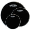 Evans Black Chrome Tompack, Fusion (10 inch, 12 inch, 14 inch), Evans, Haworth Music
