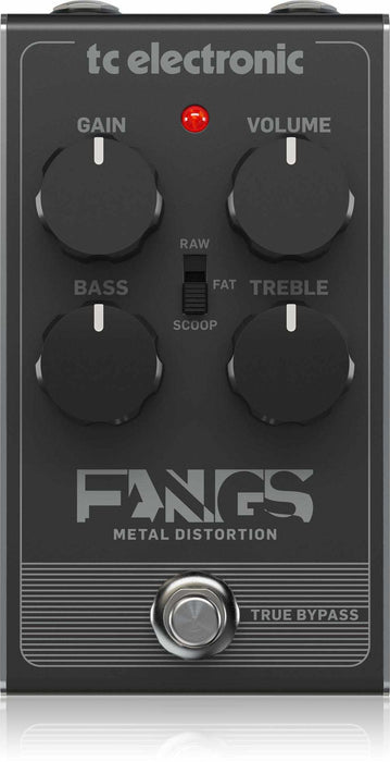 Fangs Metal Distortion Pedal, TC Electronics, Haworth Music