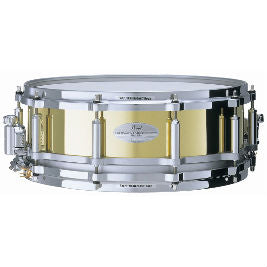 Pearl 14X5 Brass Free Floating Snare Drum - Brass