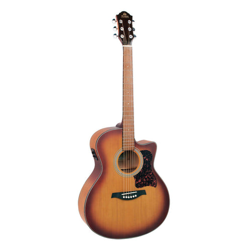 Gilman Grand Auditorium electric/acoustic. Tobacco sunburst satin., Gilman, Haworth Music