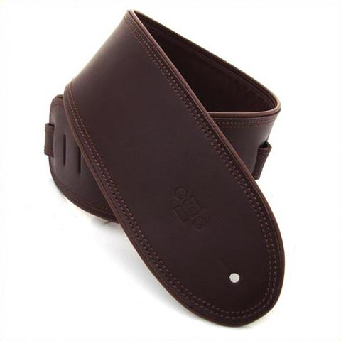 DSL Guitar Strap Leather 3.5" Brown/Brown GEP35 Saddle, DSL Straps, Haworth Music