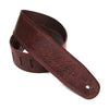 DSL Guitar Strap Leather 2.5" Distressed Brown Leather GMD25, DSL Straps, Haworth Music