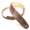 DSL Guitar Strap Leather 2.5" Hand Dyed Brown HD, DSL Straps, Haworth Music