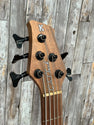 Cole Clark Long Lady 5 String Bass - Figured Maple Silkwood, Cole Clark, Haworth Music
