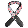 DSL Guitar Strap Jacquard Weaving NOD-RED, DSL Straps, Haworth Music