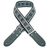 DSL Guitar Strap Jacquard Weaving SNOW JAC20, DSL Straps, Haworth Music