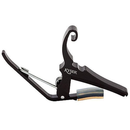 Kyser Quick-Change 12-String Guitar Capo in Black Finish, Kyser, Haworth Music