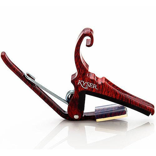 Kyser Quick-Change Acoustic Guitar Capo in Rosewood Finish, Kyser, Haworth Music