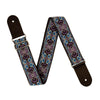 Xtr Woven poly cotton strap - purple paisley, Xtr, Haworth Music