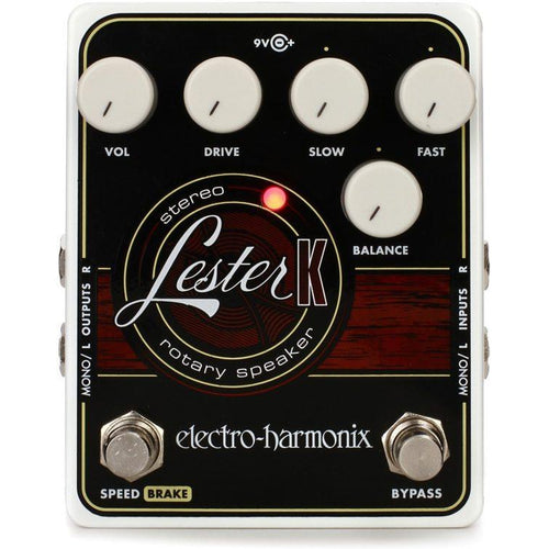 Electro-Harmonix Lester K Stereo Rotary Speaker Pedal, Electro-Harmonix, Haworth Music