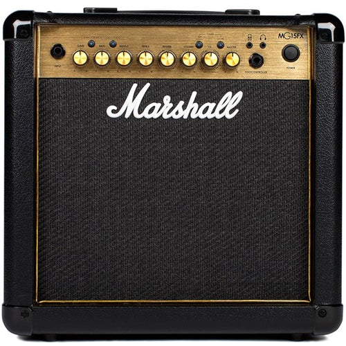 Marshall MG15GFX MG Gold Series 15W Guitar Amplifier Combo w/ FX, Marshall, Haworth Music