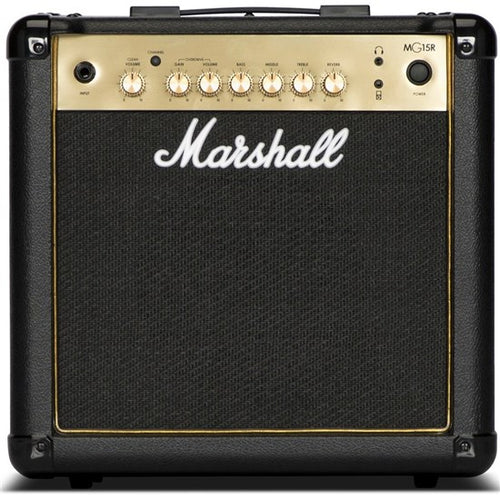 Marshall MG15GR MG Gold Series 15W Guitar Amplifier Combo w/ Reverb, Marshall, Haworth Music