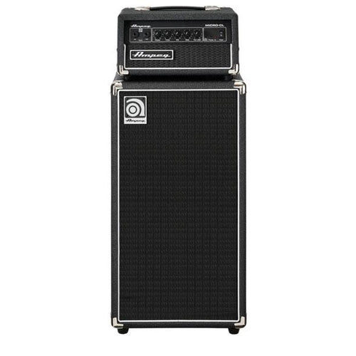 Ampeg MICRO-CL Mini Fridge 100w Classic Micro Head and 2x10 Bass Cab, Ampeg, Haworth Music