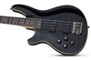 Schecter Omen-4 LH Left-Handed Electric Bass Guitar in Gloss Black, Schecter, Haworth Music