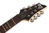 Schecter Omen-7 seven-string Electric Guitar in Gloss Black, Schecter, Haworth Music