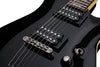 Schecter Omen-6 Electric Guitar in Gloss Black, Schecter, Haworth Music