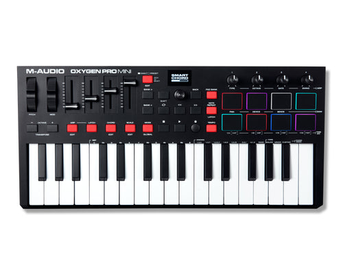 M-Audio Oxygen Pro 32-Mini-Key Powerful USB MIDI Controller with Smart Controls and Auto-Mapping