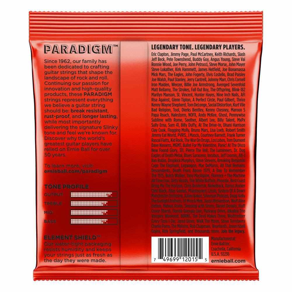 Ernie Ball Skinny Top Heavy Bottom Slinky Paradigm Electric Guitar Strings