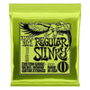 Ernie Ball Regular Slinky Nickel Wound Electric Guitar Strings, 10-46 Gauge