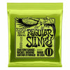 Ernie Ball Regular Slinky Nickel Wound Electric Guitar Strings, 10-46 Gauge