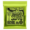 Ernie Ball Regular Slinky Nickel Wound Electric Guitar Strings, 10-46 Gauge