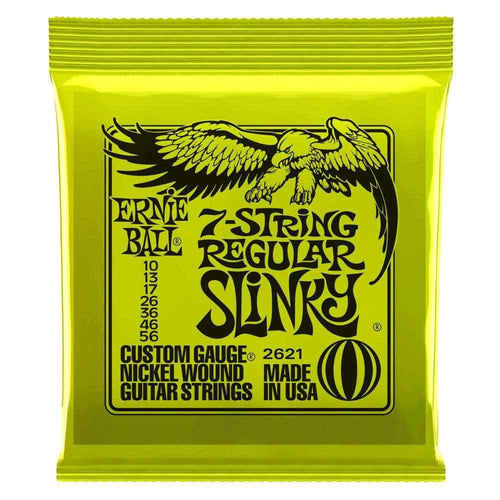 Ernie Ball Regular Slinky 7-String Nickel Wound Electric Guitar Strings