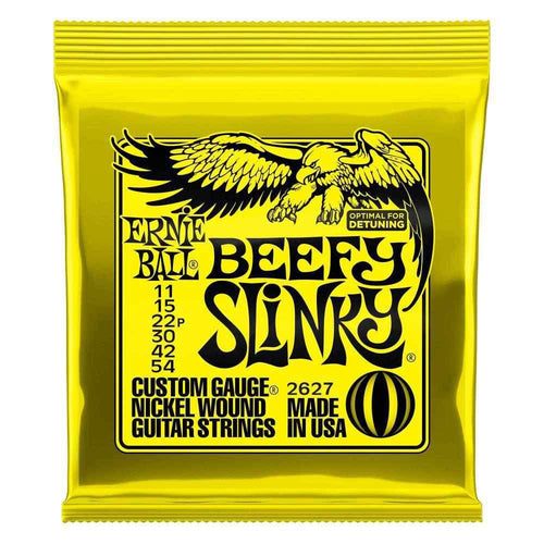 Ernie Ball Beefy Slinky Nickel Wound 11/54 Gauge Electric Guitar Strings, Ernie Ball, Haworth Music