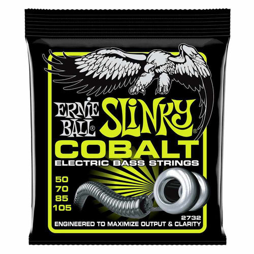 Ernie Ball Regular Slinky Cobalt Electric Bass Strings, 50-105 Gauge