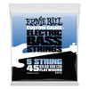 Ernie Ball Flatwound 5-string Electric Bass String, 45-130 Gauge