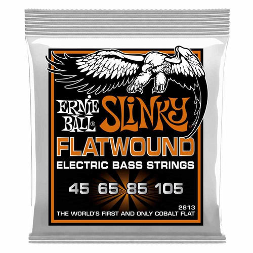 Ernie Ball Hybrid Slinky Flatwound Electric Bass Strings, 45-105 Gauge