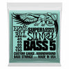 Ernie Ball Bass 5 Slinky Super Long Scale Electric Bass Strings, 45-130 Gauge